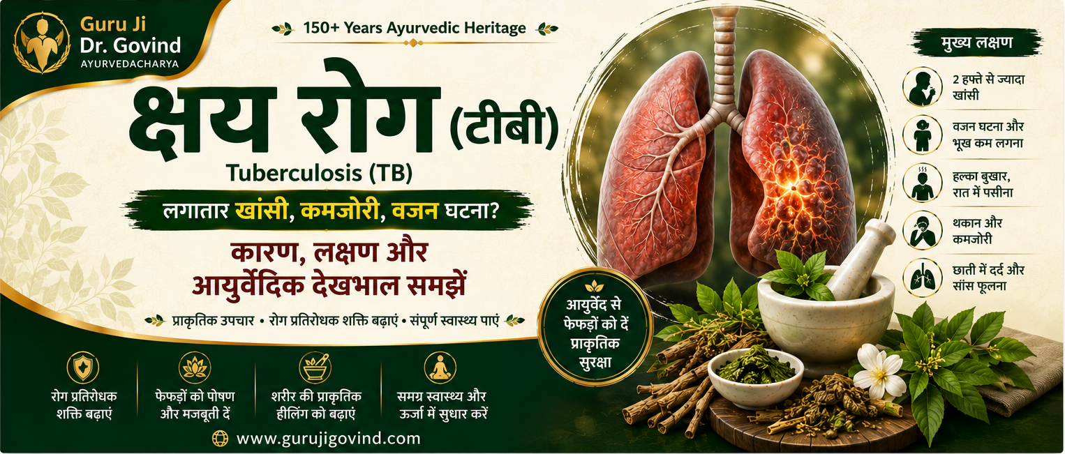 Tuberculosis (TB): Causes, Symptoms and Ayurvedic Care Explained - Guruji Dr. Govind