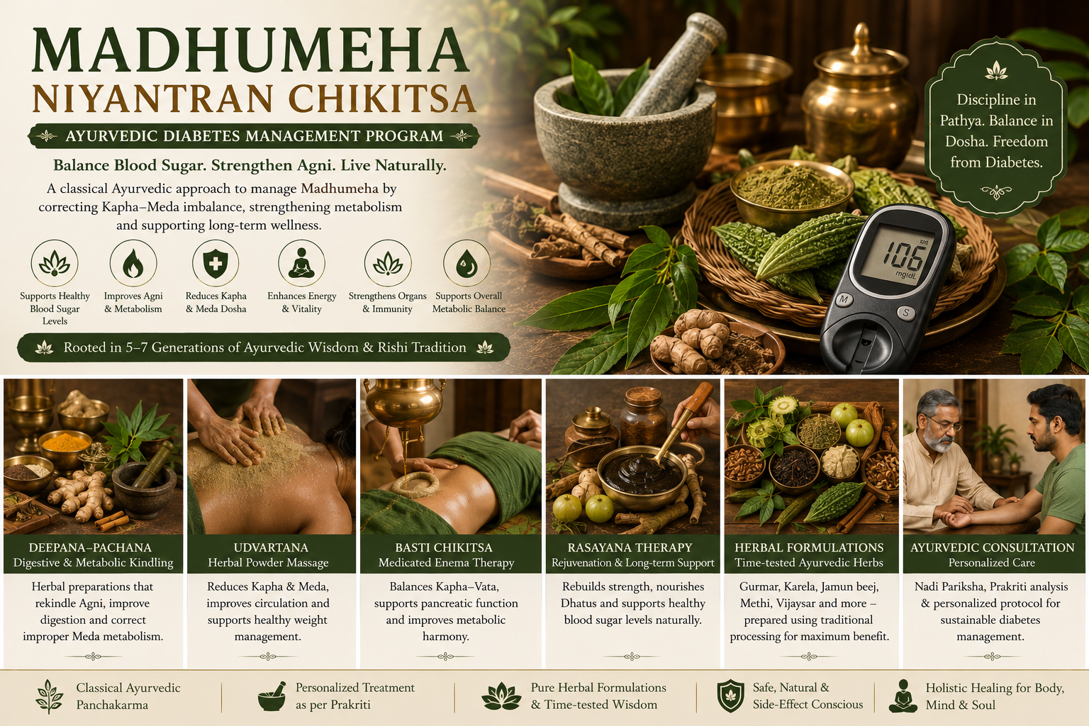 Madhumeha Niyantran Chikitsa (Ayurvedic Diabetes Management Program)