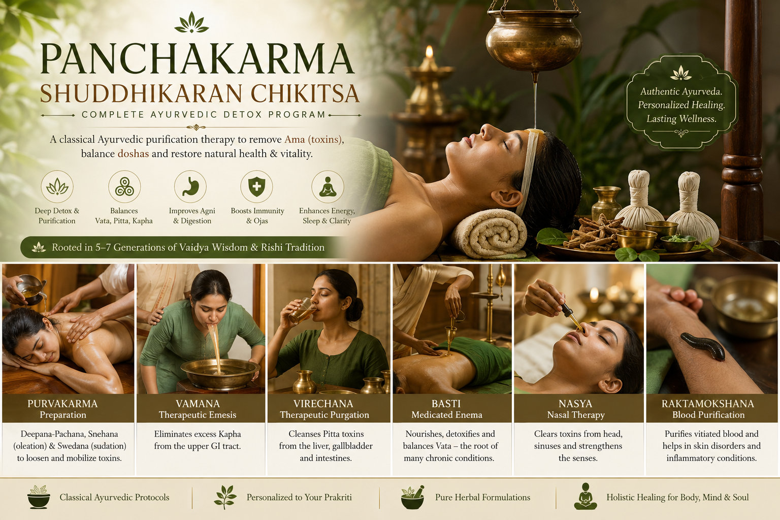 Panchakarma Shuddhikaran Chikitsa (Complete Ayurvedic Detox Program)